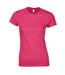 Gildan Womens/Ladies Softstyle Ringspun Cotton T-Shirt (Heliconia) - UTRW10049