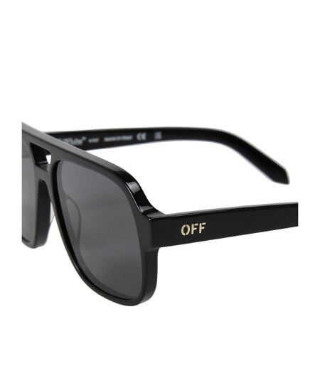 Unisex Adult Forks Sunglasses One Size Black Dark Grey Off White