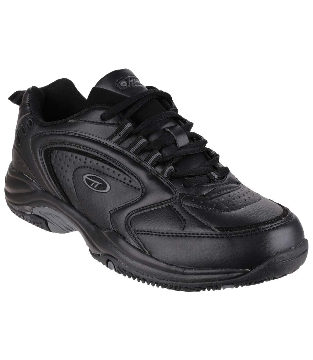 Hi-Tec Mens Blast Lite Lace Up Trainers (Black) - UTFS3210-1