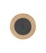 Tapis Rond en Jute Napoli 120cm Anthracite