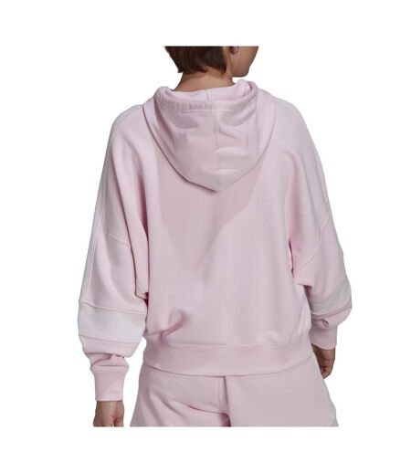 Sweat à capuche Rose Femme Adidas Crop - 38