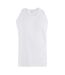 Duke Mens Fabio-1 Kingsize Muscle Vest (White) - UTDC171-1