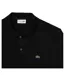 Mens Pima Cotton Short-sleeved Polo Shirt Black Lacoste-4