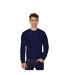 B&c Mens Crew Neck Sweatshirt Top Bleu Marine B And C-1