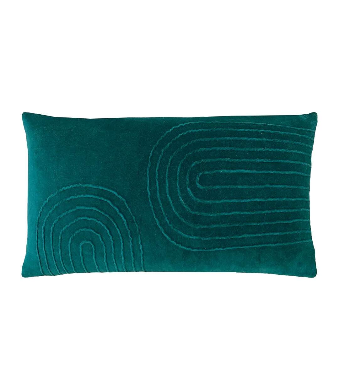 Mangata velvet rectangular cushion cover one size teal Furn-1