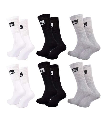 Chaussettes QUIKSILVER CUSHIONED CREW - Pack de 6