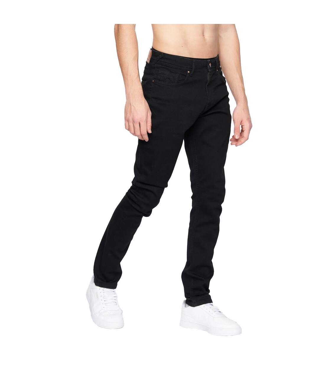 Jean Overburg Homme Noir Duck And Cover-3