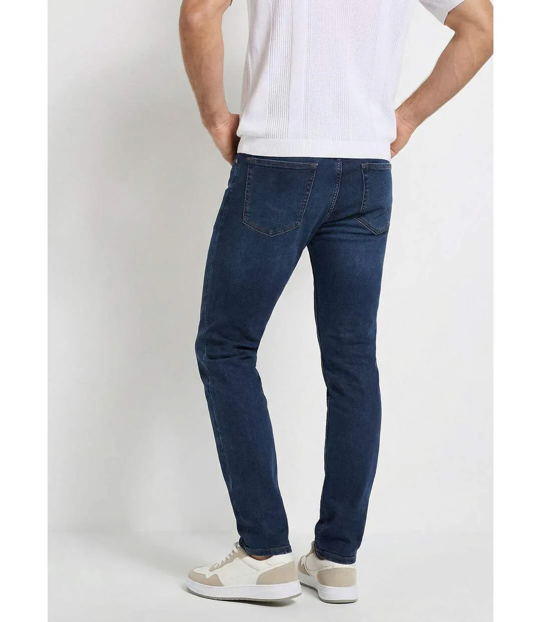 Jean droit 5 poches denim stretch-2