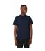 Mens 1904 mercerised cotton t-shirt navy Burton