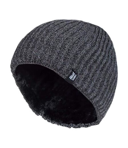 Bonnet Homme Thermique Tricot avec Doublé Polaire
