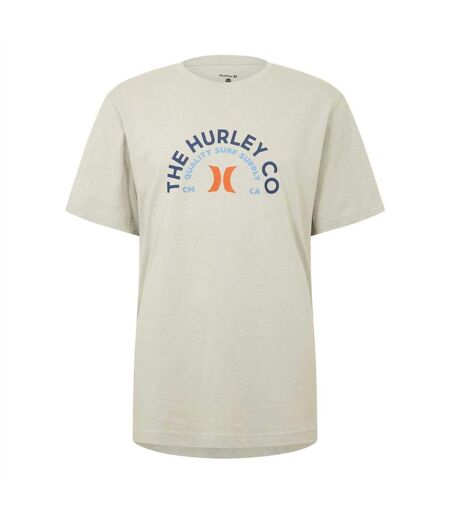 T-shirt Motif/style Logo Courbé Homme Gris Hurley