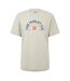T-shirt Motif/style Logo Courbé Homme Gris Hurley-1