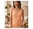 MAYFLOWER DACCA1 - Débardeur orange pour femme : le confort en pur coton respirant-5