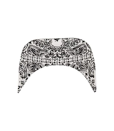 Flexfit Bandana Visor (White/Black)