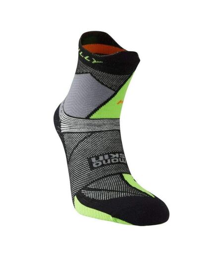 Unisex Adult Marathon Fresh Ankle Socks Medium Black Grey Hilly