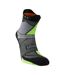 Unisex Adult Marathon Fresh Ankle Socks Medium Black Grey Hilly-1