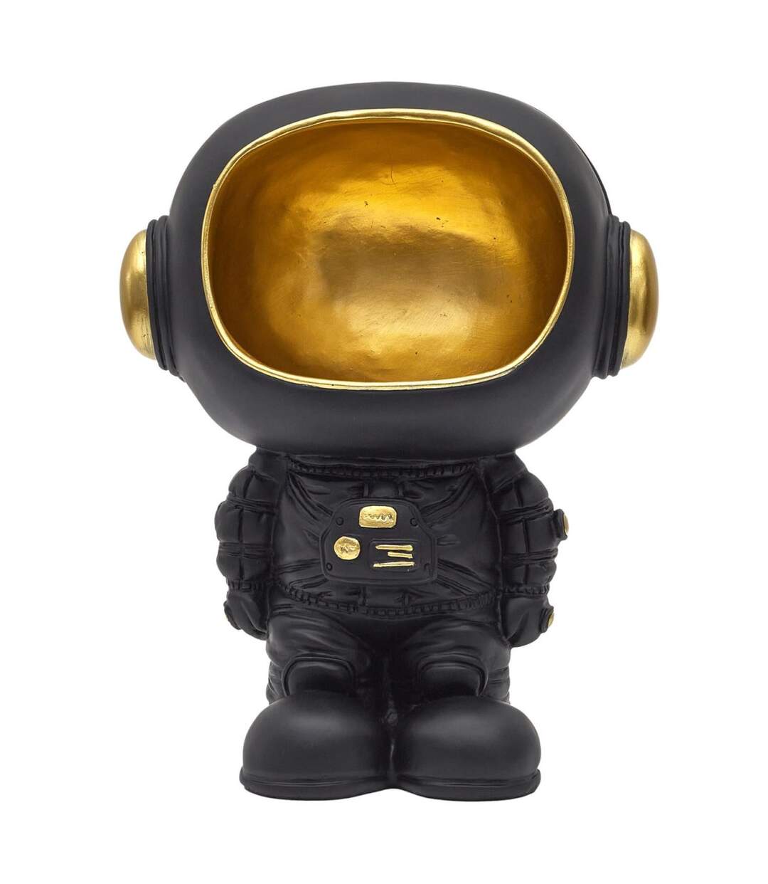 Vide-Poche Statue Astronaute 28cm Noir-2