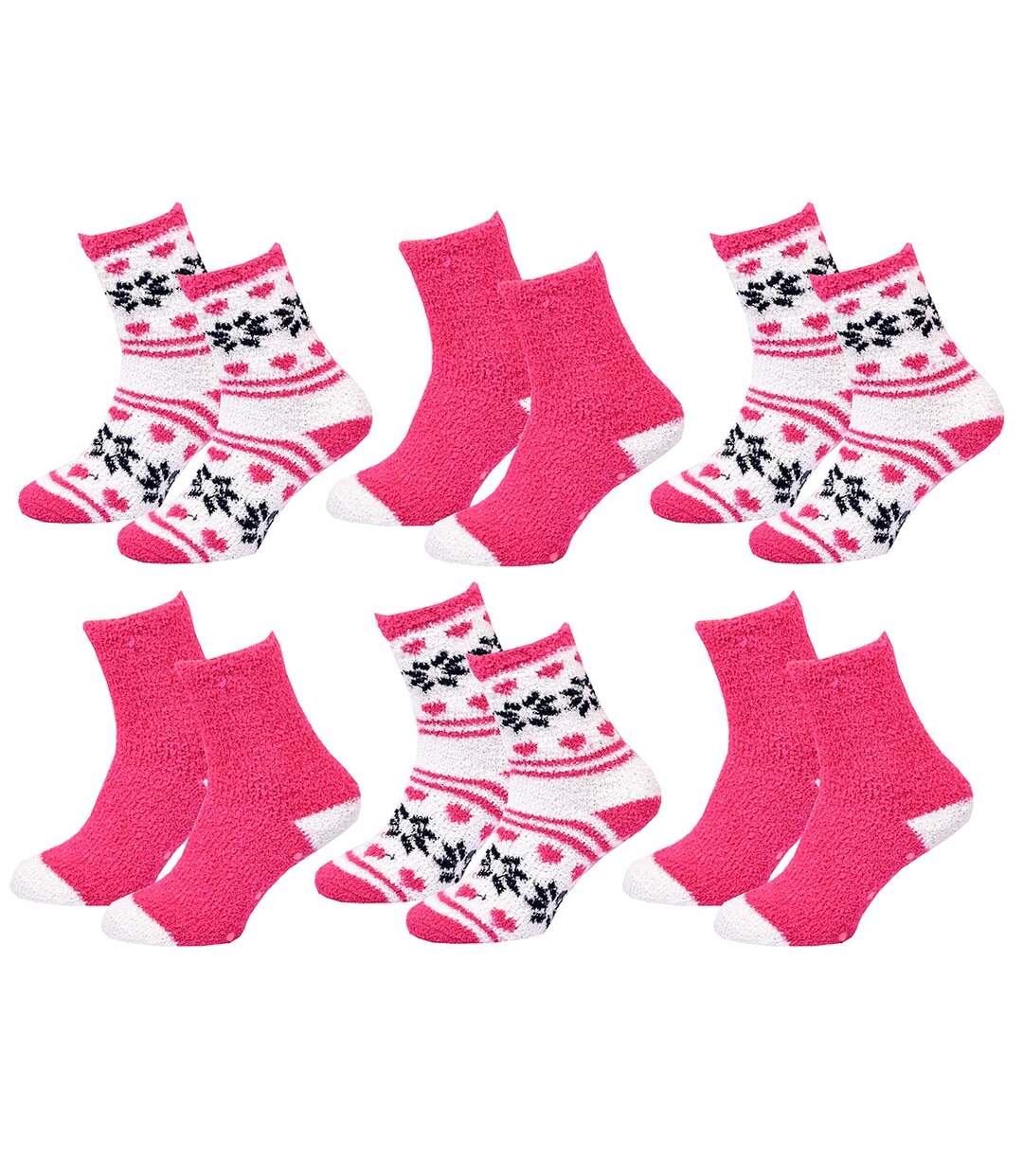 Chaussettes Femme WINTER SOCKS Pack de 6 Paires 1447 NOËL ABS-1