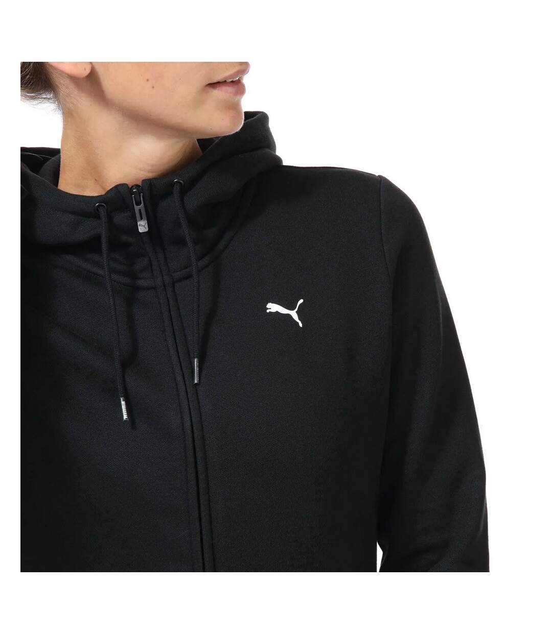 Veste à capuche essentials femme noir Puma-3