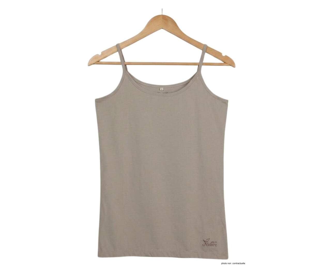 Top en coton MAYFLOWER BEIGE-MF beige : la douceur d'une matière naturelle pour un look d'été épuré-2