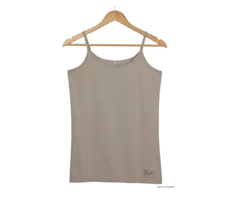 Top en coton MAYFLOWER BEIGE-MF beige : la douceur d'une matière naturelle pour un look d'été épuré