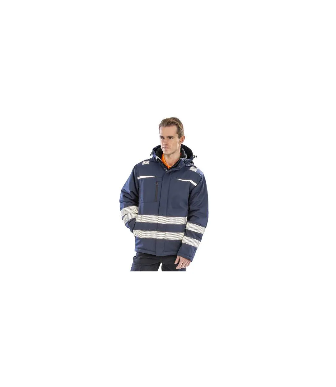 Safeguard Veste Haute Visibilité Homme Bleu Marine Result-1