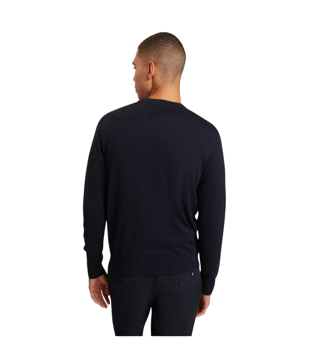 Pull Manches Longues Homme Bleu Marine Ted Baker-2