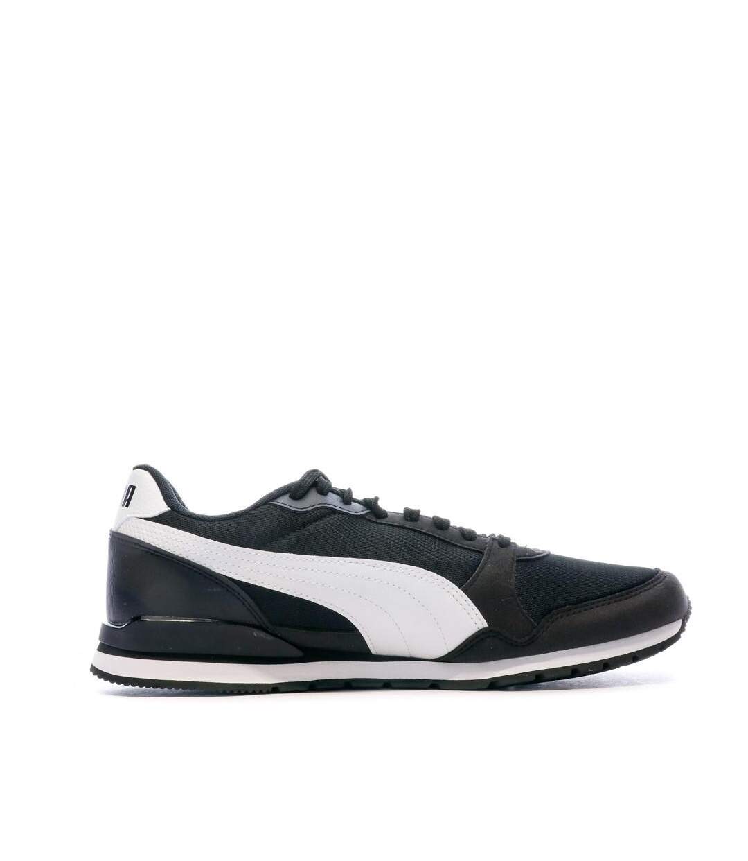 Baskets noir/blanc homme puma v3 mesh castlerock-2