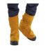 Unisex adult safe welder leather boot covers tan Portwest