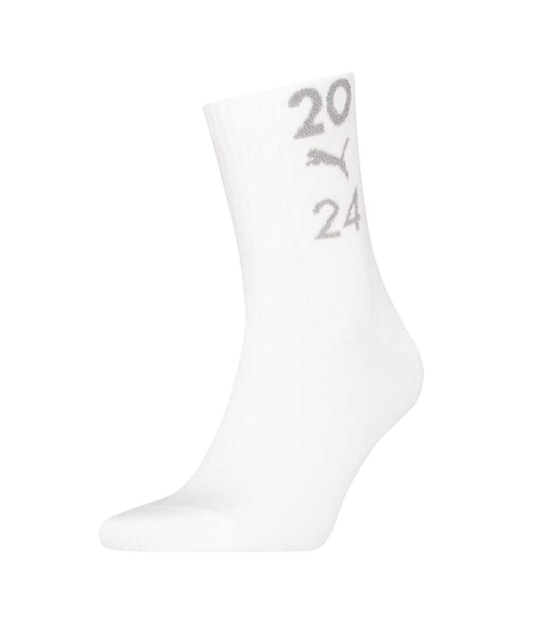 Womens/ladies Glow 99 Crew Socks White Puma-1