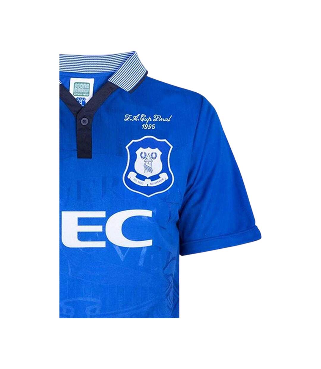 Mens 95 Everton Fc Polyester Football Jersey Blue White Score Draw-3