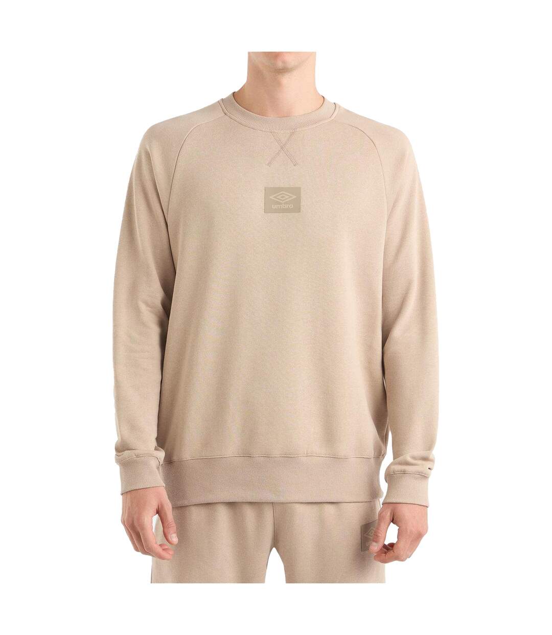 Mens Logo Sweatshirt Simply Taupe Umbro-2