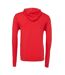 Sweat capuche unisexe rouge Bella + Canvas