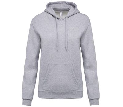 Sweat-shirt à capuche - Unisexe - K476 - gris oxford