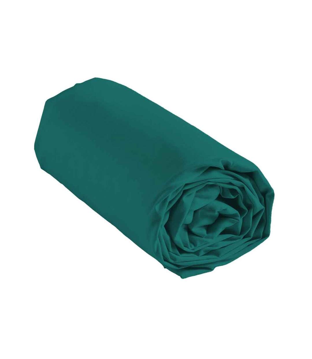 Drap Housse en Coton Biolina 90x190cm Émeraude-3