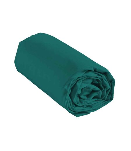 Drap Housse en Coton Biolina 90x190cm Émeraude