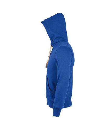SOLS Sherpa Unisex Zip-Up Hooded Sweatshirt / Hoodie (Royal Blue)