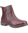 Cotswold Womens/Ladies Ashwicke Zip Leather Ankle Boot (Brown) - UTFS6652