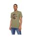 T-shirt Homme Vert Sombre Crosshatch-2