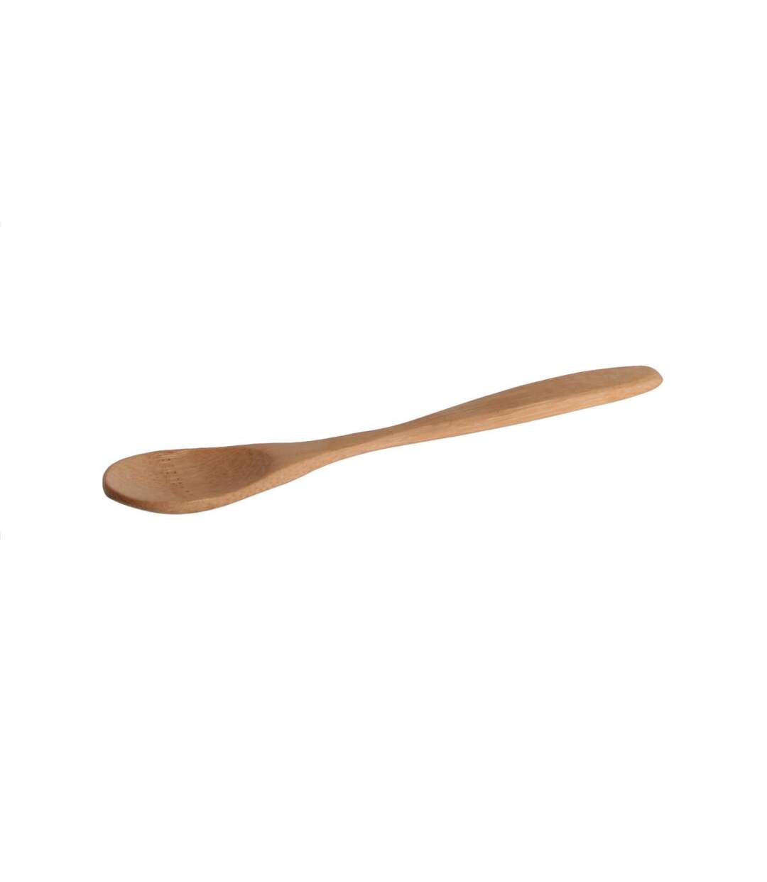 Lot de 4 Cuillères en Bambou Ecolo 18cm Naturel-2
