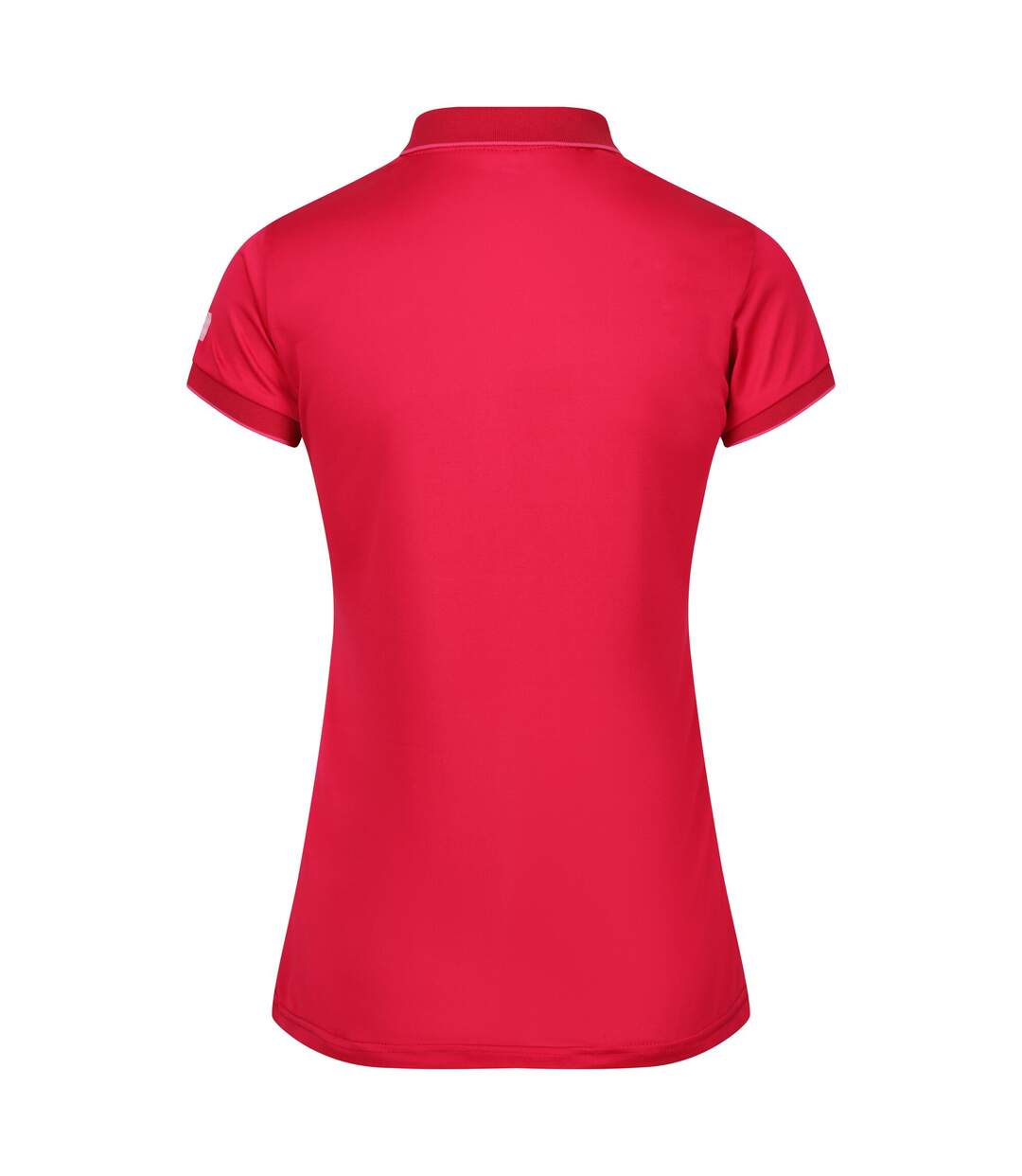 Polo manches courtes remex femme rose fluo uni Regatta-2