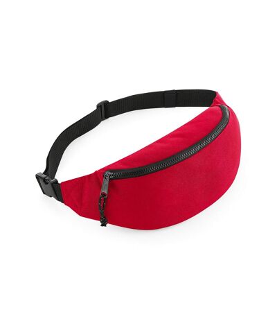 Unisex Recycled Belt Bag One Size Classic Red Bagbase