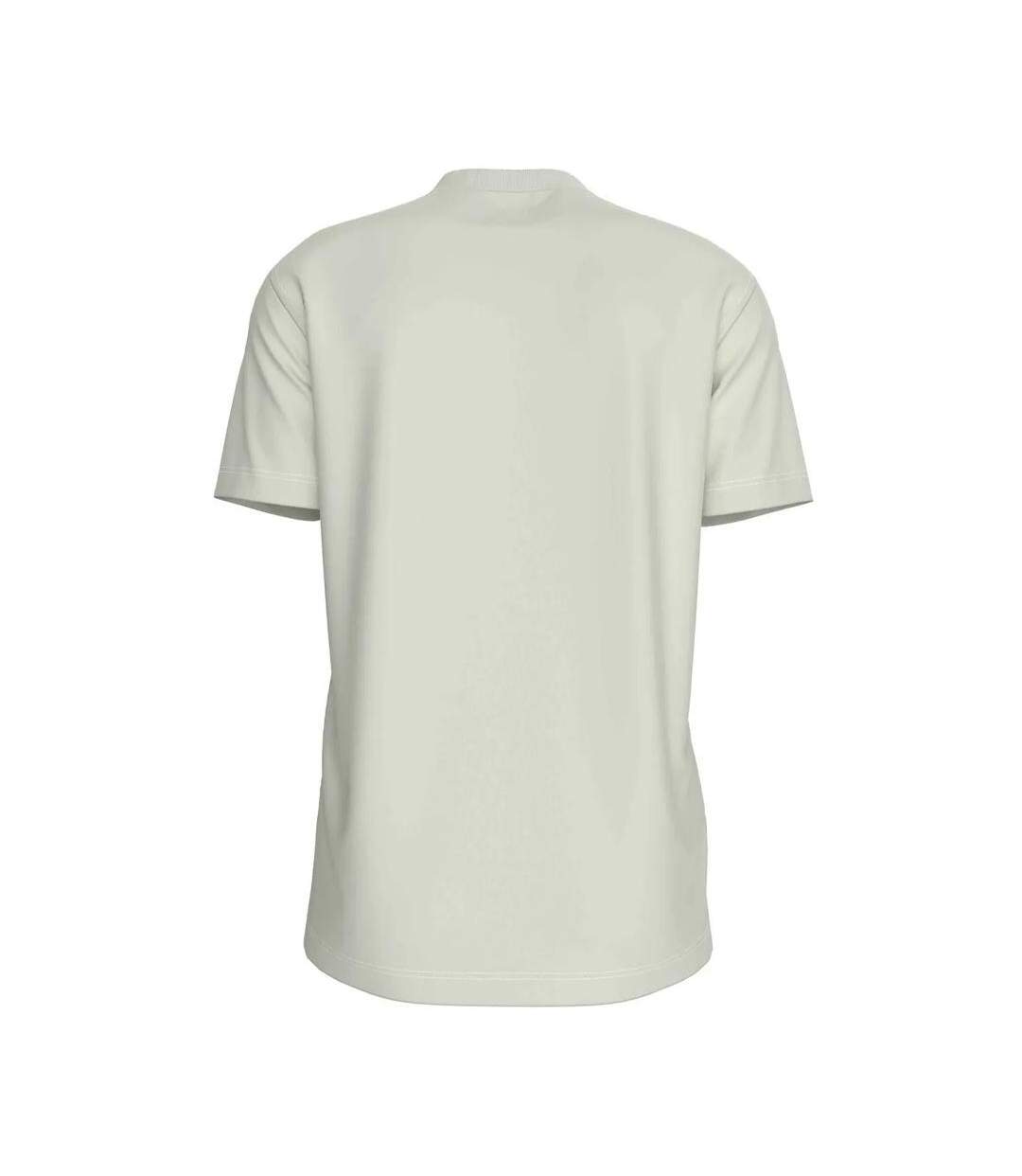 T-shirt Ecru Homme Calvin Klein Jeans Institutional - L-2