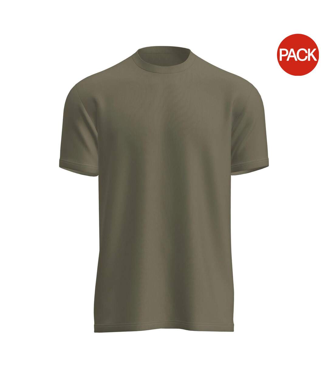 Lot De 2  T-shirts Homme Vert Kaki Firetrap-1
