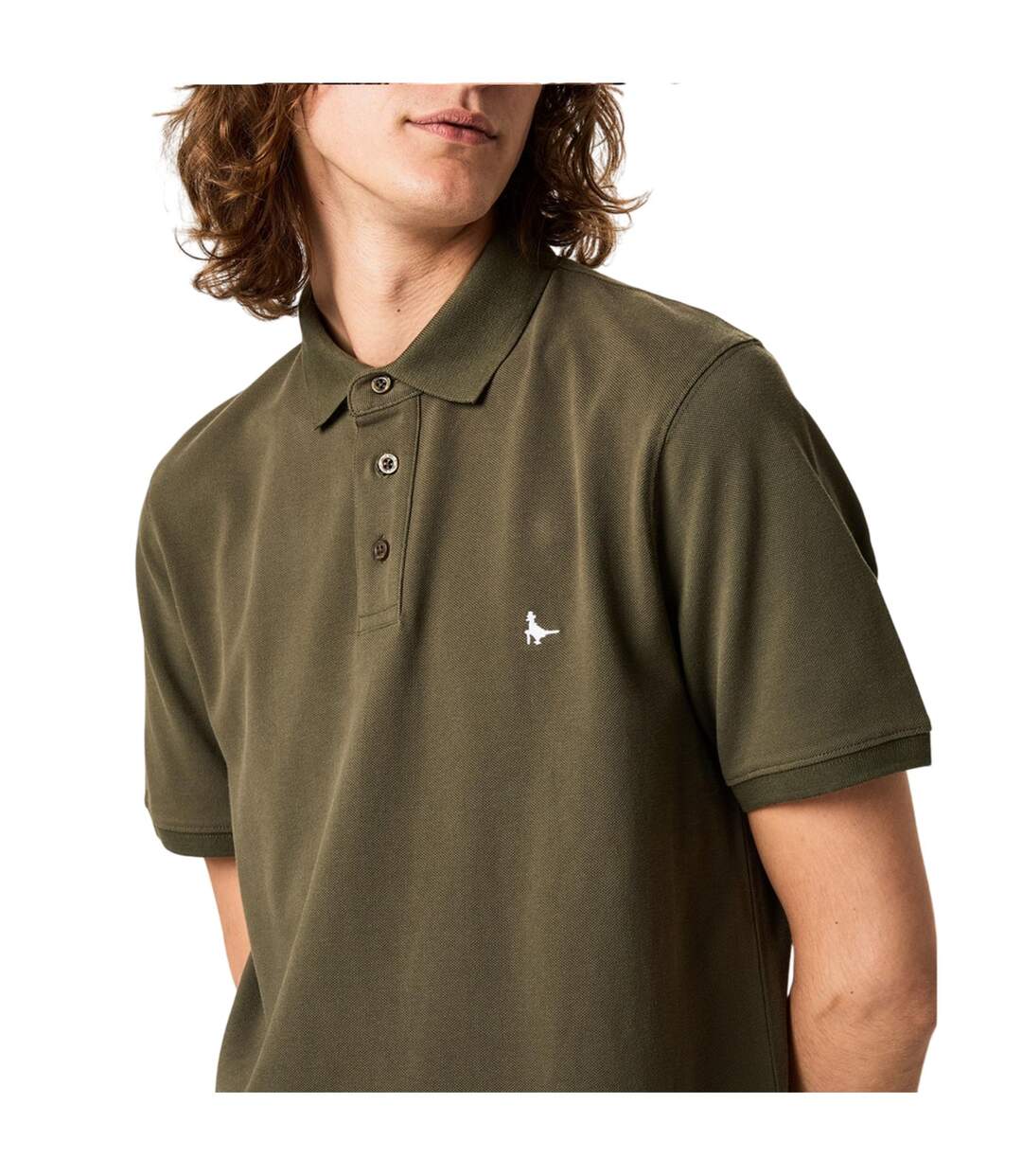 Mens Classic Embroidered Logo Polo Shirt Leaf Jack Wills-4