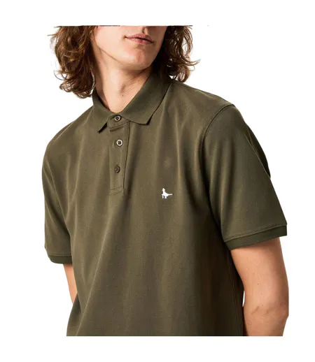 Mens Classic Embroidered Logo Polo Shirt Leaf Jack Wills