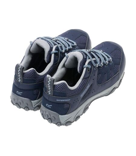 Womens/ladies Edgepoint Iv Low Walking Shoes Navy Dusky Blue Regatta