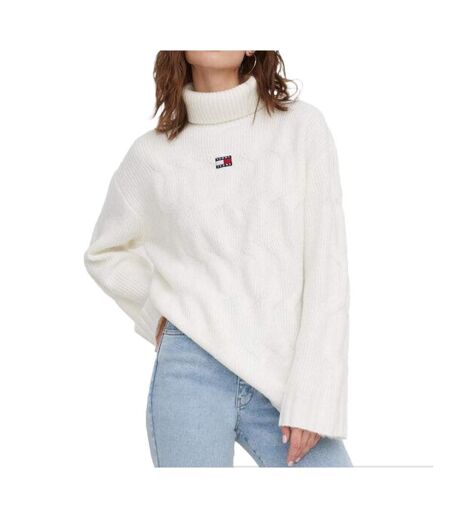 Pull Blanc Femme Tommy Hilfiger DW0DW17494 - L