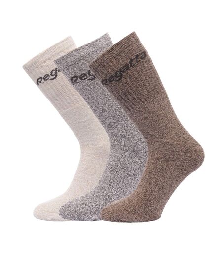 Lot De 3  Chaussettes Paires Homme Gris Marne Regatta