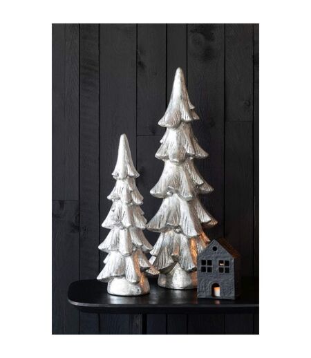 Sapin de Noël sur Socle Party 74cm Argent